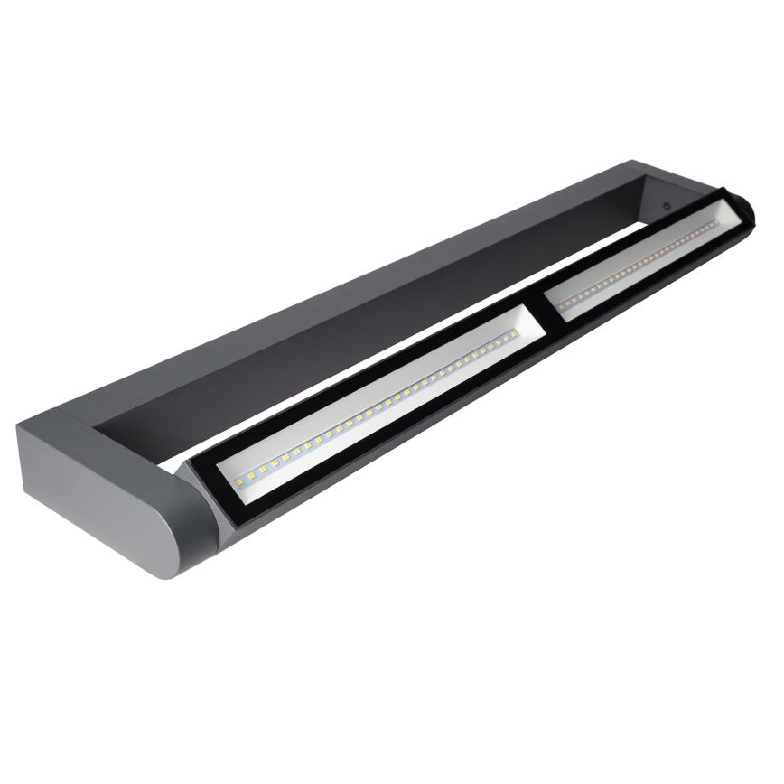 Brilagi - LED Εξωτερικό επιτοίχιο φωτιστικό SALERNO LED/24W/230V 66 cm ανθρακί IP65