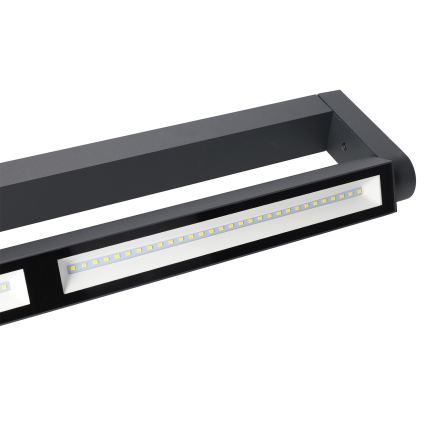 Brilagi - LED Εξωτερικό επιτοίχιο φωτιστικό SALERNO LED/24W/230V 66 cm ανθρακί IP65