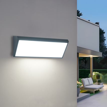 Brilagi - LED εξωτερικό επιτοίχιο φωτιστικό TRIANGLE LED/42W/230V 3000/4000/6500K 45 cm ανθρακί IP65