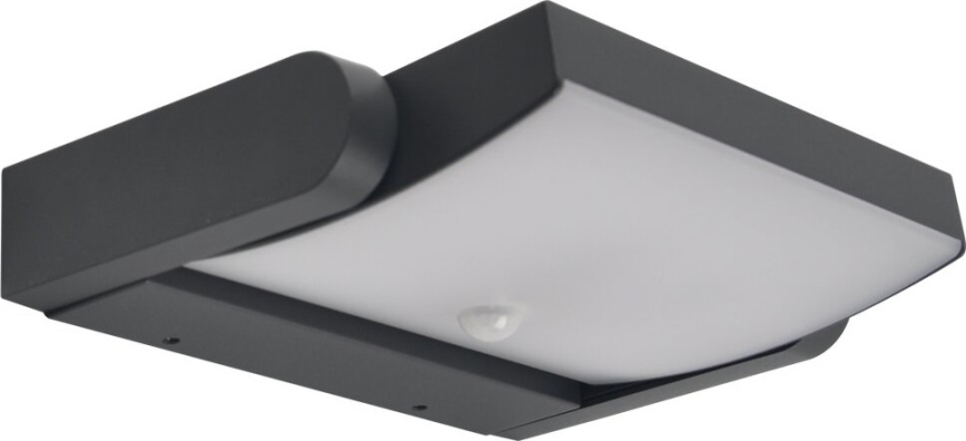 Brilagi - LED Εξωτερικό επιτοίχιο φωτιστικό με αισθητήρα ANKLE LED/18W/230V 3000K IP65 ανθρακί