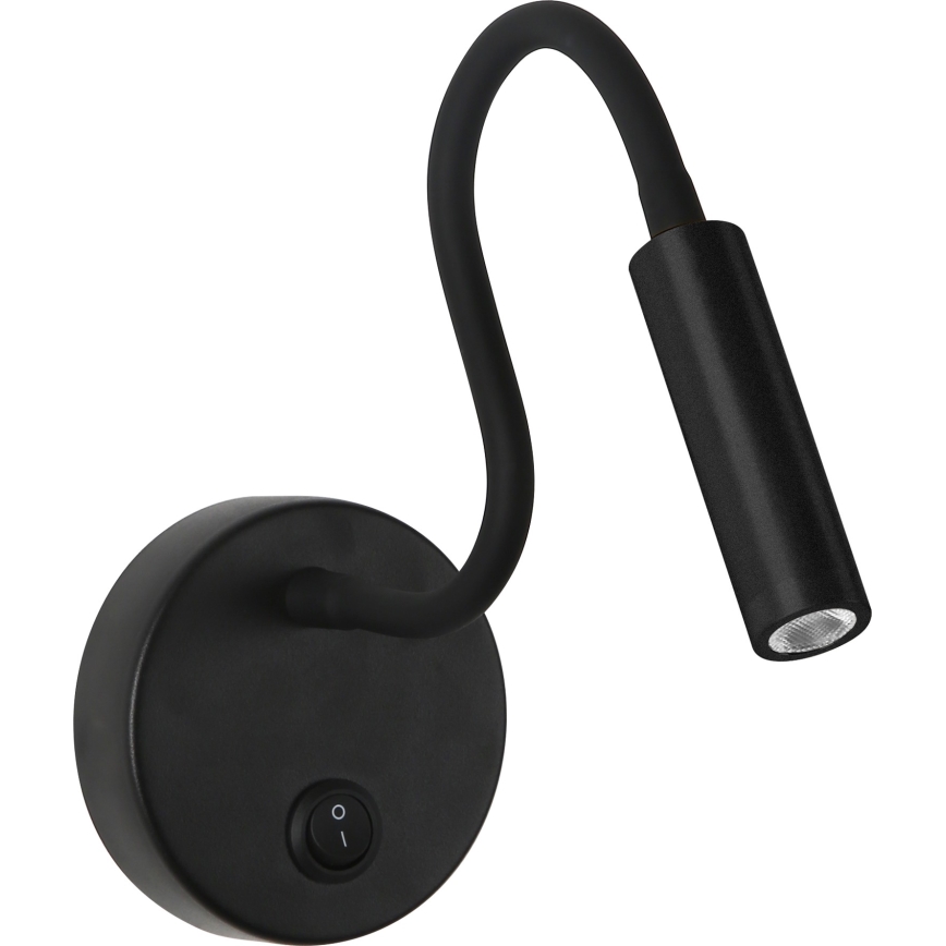 Brilagi - LED Εύκαμπτο φωτιστικό τοίχου MAYA LED/3W/230V 4000K μαύρο