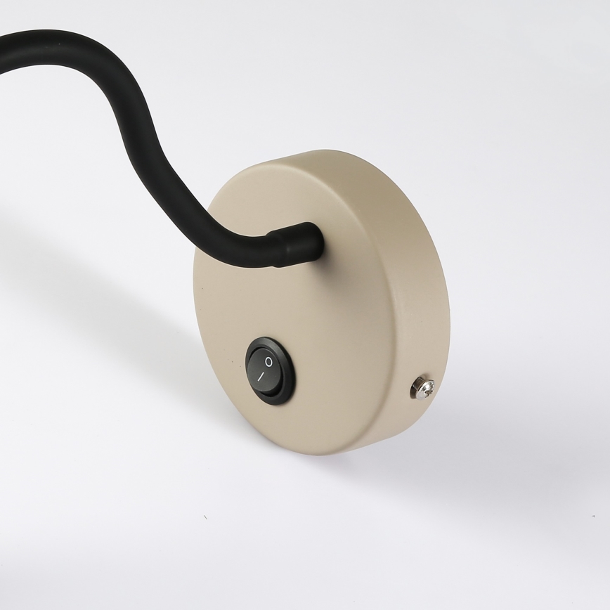 Brilagi - LED Εύκαμπτο φωτιστικό τοίχου MAYA LED/3W/230V 4000K μπεζ