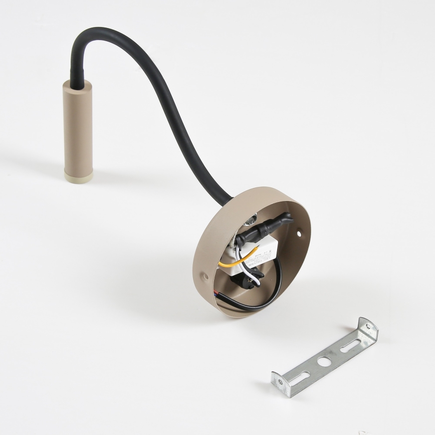 Brilagi - LED Εύκαμπτο φωτιστικό τοίχου MAYA LED/3W/230V 4000K μπεζ