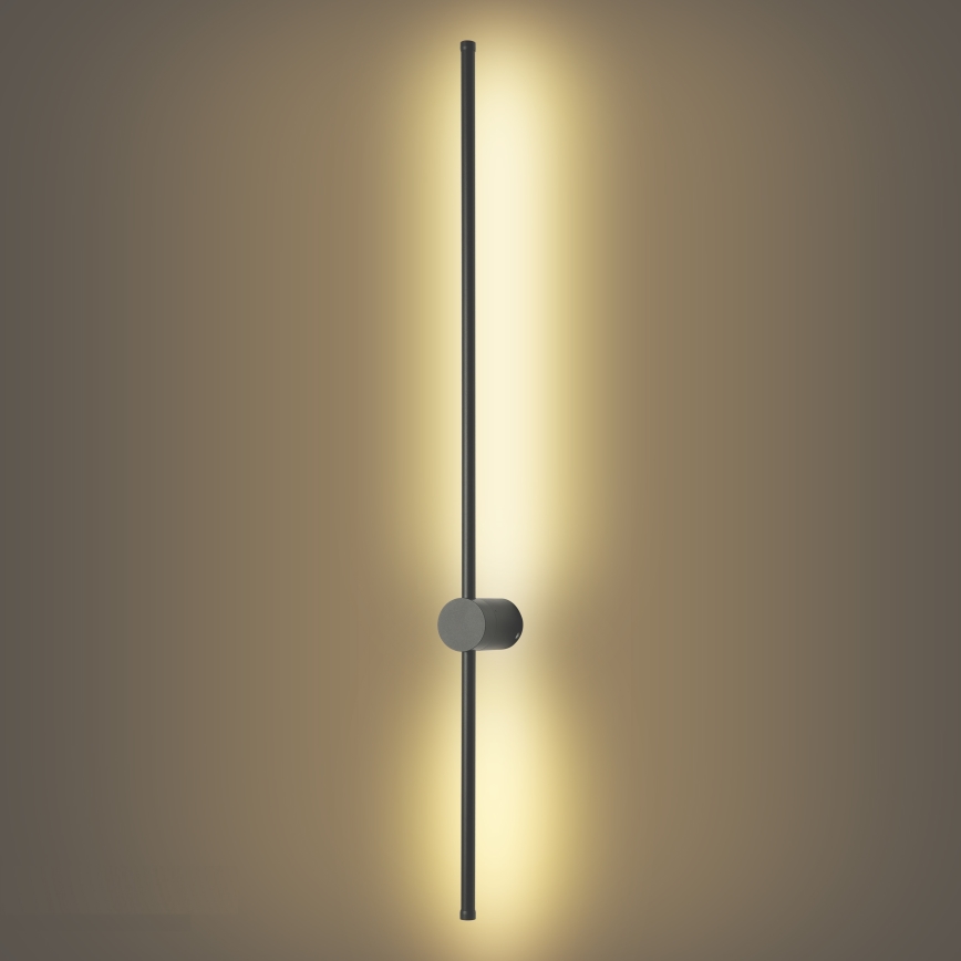 Brilagi - LED εξωτερικό επιτοίχιο φωτιστικό AURA LED/20W/230V 3000K IP54 97 cm ανθρακί