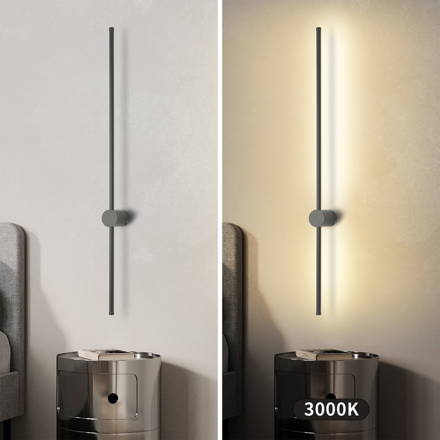 Brilagi - LED εξωτερικό επιτοίχιο φωτιστικό AURA LED/20W/230V 3000K IP54 97 cm ανθρακί