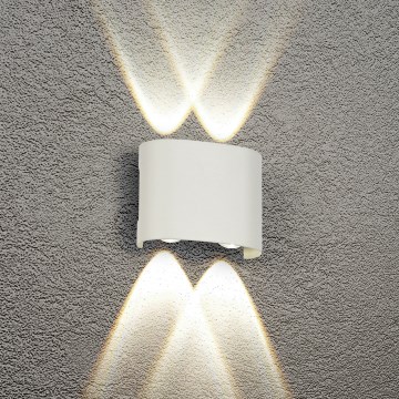 Brilagi - LED εξωτερικό επιτοίχιο φωτιστικό FLAREBOX LED/4W/230V λευκό IP65