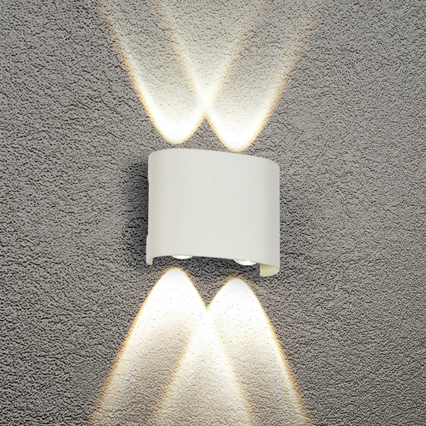 Brilagi - LED εξωτερικό επιτοίχιο φωτιστικό FLAREBOX LED/4W/230V λευκό IP65