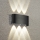 Brilagi - LED Εξωτερικό Επιτοίχιο Φωτιστικό FLAREBOX LED/6W/230V μαύρο IP65