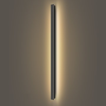 Brilagi - LED εξωτερικό επιτοίχιο φωτιστικό LINEAR LED/32W/230V 3000K IP65 140 cm μαύρο