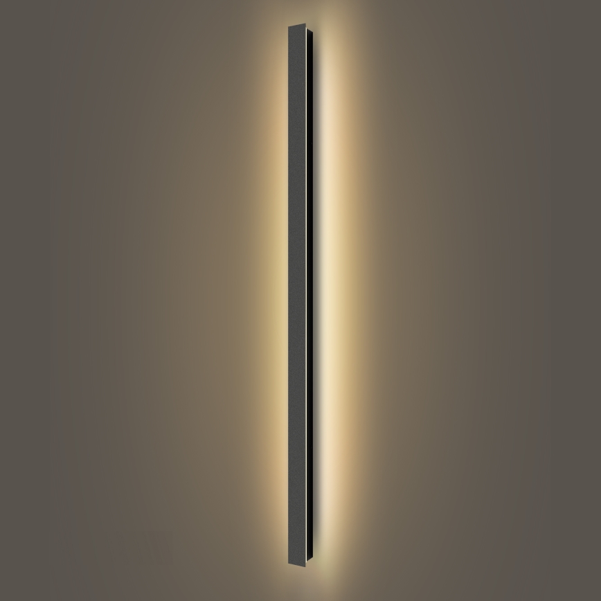 Brilagi - LED εξωτερικό επιτοίχιο φωτιστικό LINEAR LED/32W/230V 3000K IP65 140 cm μαύρο