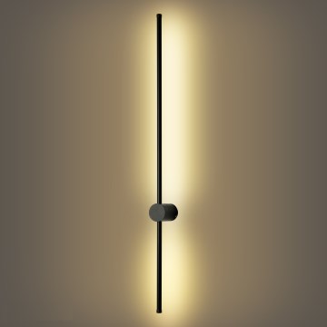 Brilagi - LED εξωτερικό επίτοιχο φωτιστικό AURA LED/20W/230V 3000K IP54 97 cm μαύρο