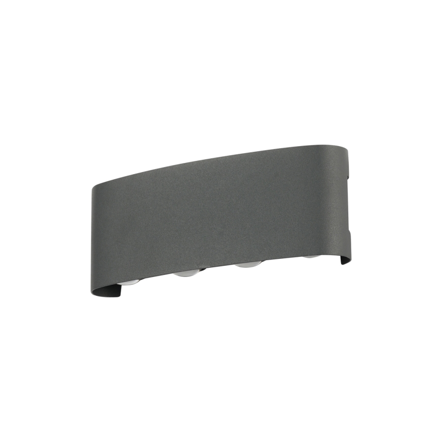 Brilagi - LED Εξωτερικό τοίχο φωτιστικό FLAREBOX LED/8W/230V ανθρακί IP65