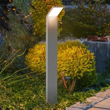 Brilagi - LED εξωτερικό φωτιστικό RIANO LED/8W/230V ασημί IP65