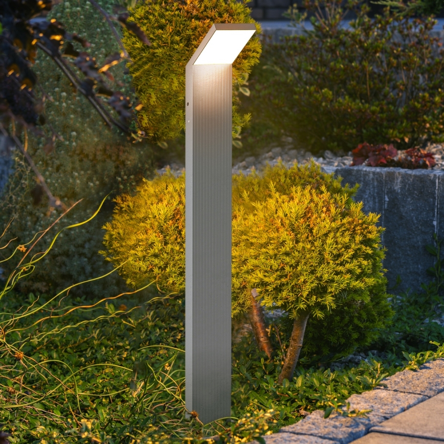 Brilagi - LED εξωτερικό φωτιστικό RIANO LED/8W/230V ασημί IP65