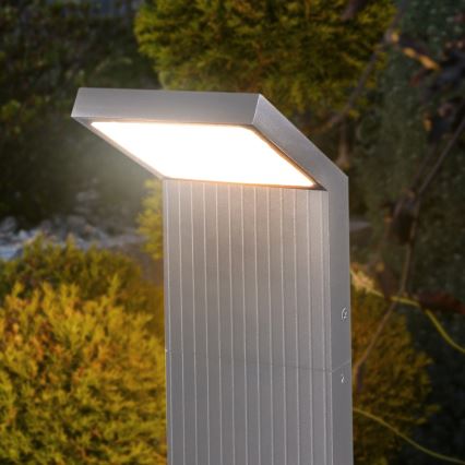 Brilagi - LED εξωτερικό φωτιστικό RIANO LED/8W/230V ασημί IP65