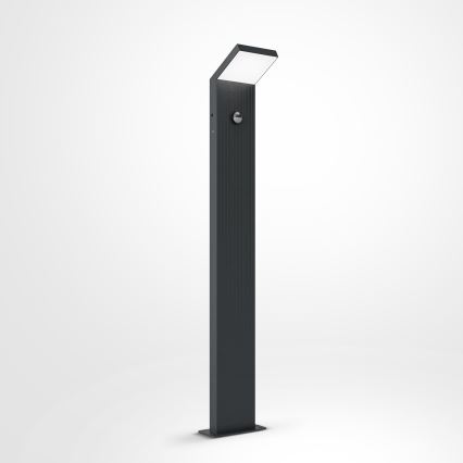 Brilagi - Εξωτερικό φωτιστικό LED με αισθητήρα RIANO LED/8W/230V ανθρακί IP65