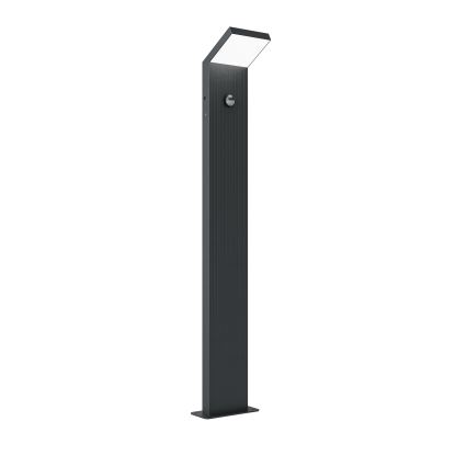 Brilagi - Εξωτερικό φωτιστικό LED με αισθητήρα RIANO LED/8W/230V ανθρακί IP65