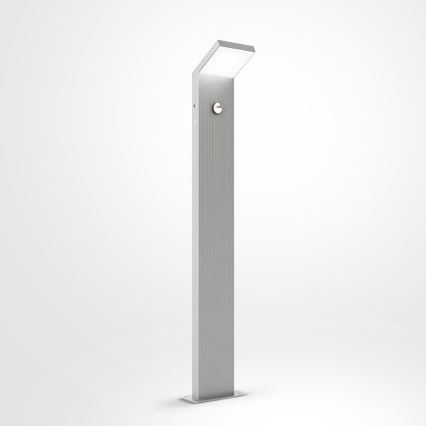 Brilagi - Εξωτερικό LED φωτιστικό με αισθητήρα RIANO LED/8W/230V ασημί IP65
