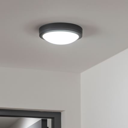Brilagi - Εξωτερικό οροφής φωτιστικό LED/20W/230V διάμ. 23 εκ. IP54 ανθρακί
