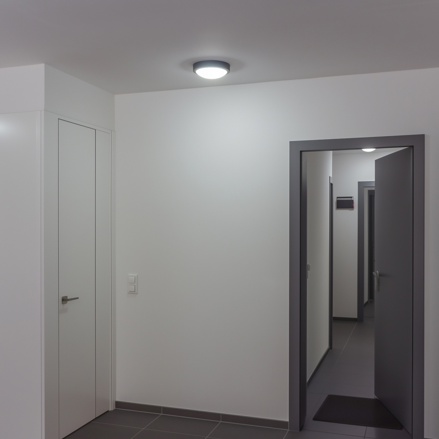Brilagi - Εξωτερικό οροφής φωτιστικό LED/20W/230V διάμ. 23 εκ. IP54 ανθρακί