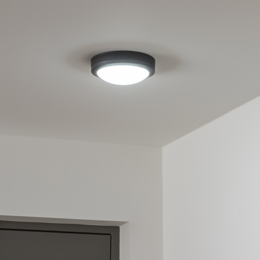 Brilagi - Εξωτερικό οροφής φωτιστικό LED/13W/230V διάμ. 17 εκ. IP54 ανθρακί