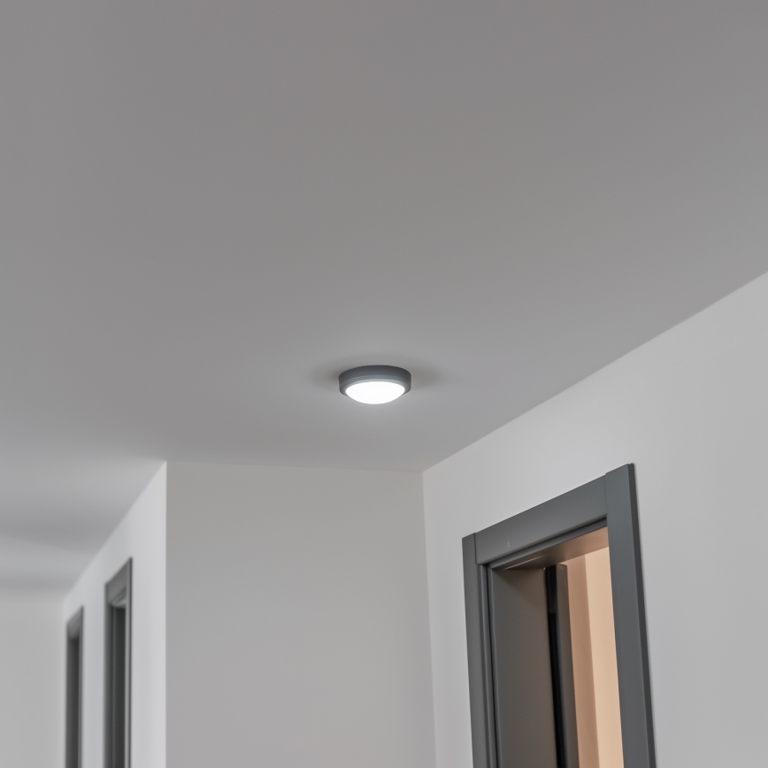 Brilagi - Εξωτερικό οροφής φωτιστικό LED/13W/230V διάμ. 17 εκ. IP54 ανθρακί