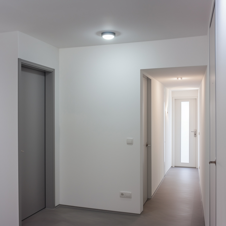 Brilagi - Εξωτερικό οροφής φωτιστικό LED/13W/230V διάμ. 17 εκ. IP54 ανθρακί