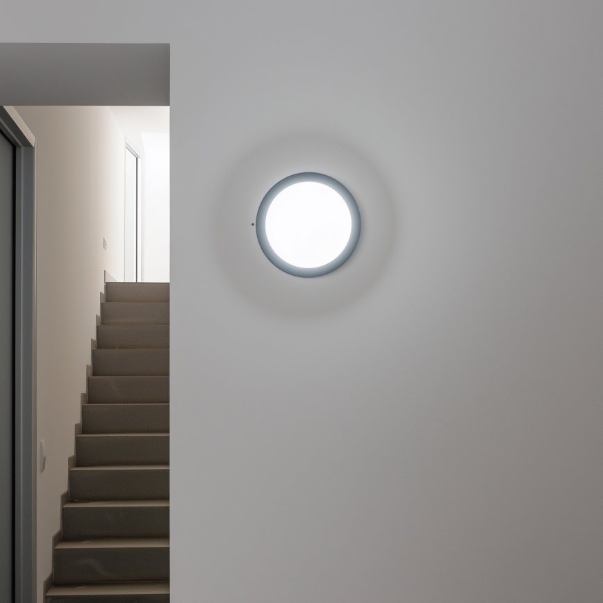 Brilagi - Εξωτερικό οροφής φωτιστικό LED/13W/230V διάμ. 17 εκ. IP54 ανθρακί