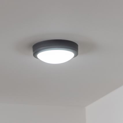 Brilagi - Εξωτερικό οροφής φωτιστικό LED/13W/230V διάμ. 17 εκ. IP54 ανθρακί