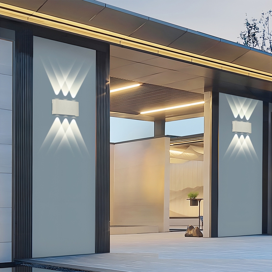 Brilagi - LED επιτοίχιο φωτιστικό εξωτερικού χώρου FLAREBOX LED/6W/230V λευκό IP65