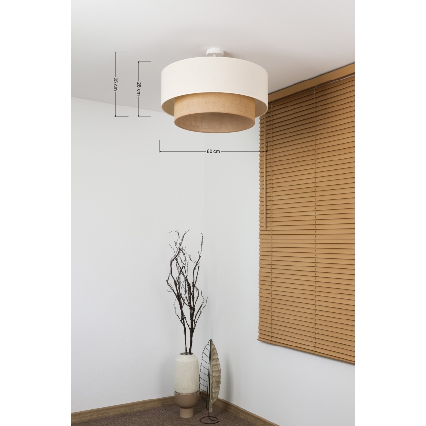 Brilagi - LED επικαθήμενος πολυέλαιος οροφής BOHO STYLE 3xE27/15W/230V διάμ. 60 cm