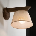 Brilagi - LED Επιτοίχιο φωτιστικό ANTHONY 1xE14/40W/230V δρυς καρυδιά/μπεζ