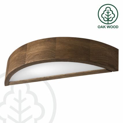 Brilagi - LED Επιτοίχιο φωτιστικό CARVALHO 1xE27/60W/230V δρυς καρυδιά