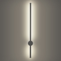 Brilagi - LED επιτοίχιο φωτιστικό εξωτερικού χώρου AURA LED/12W/230V 4000K IP54 65 cm ανθρακί CRI 90
