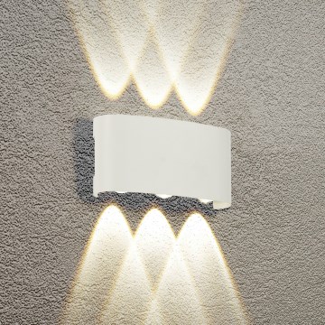 Brilagi - LED επιτοίχιο φωτιστικό εξωτερικού χώρου FLAREBOX LED/6W/230V λευκό IP65
