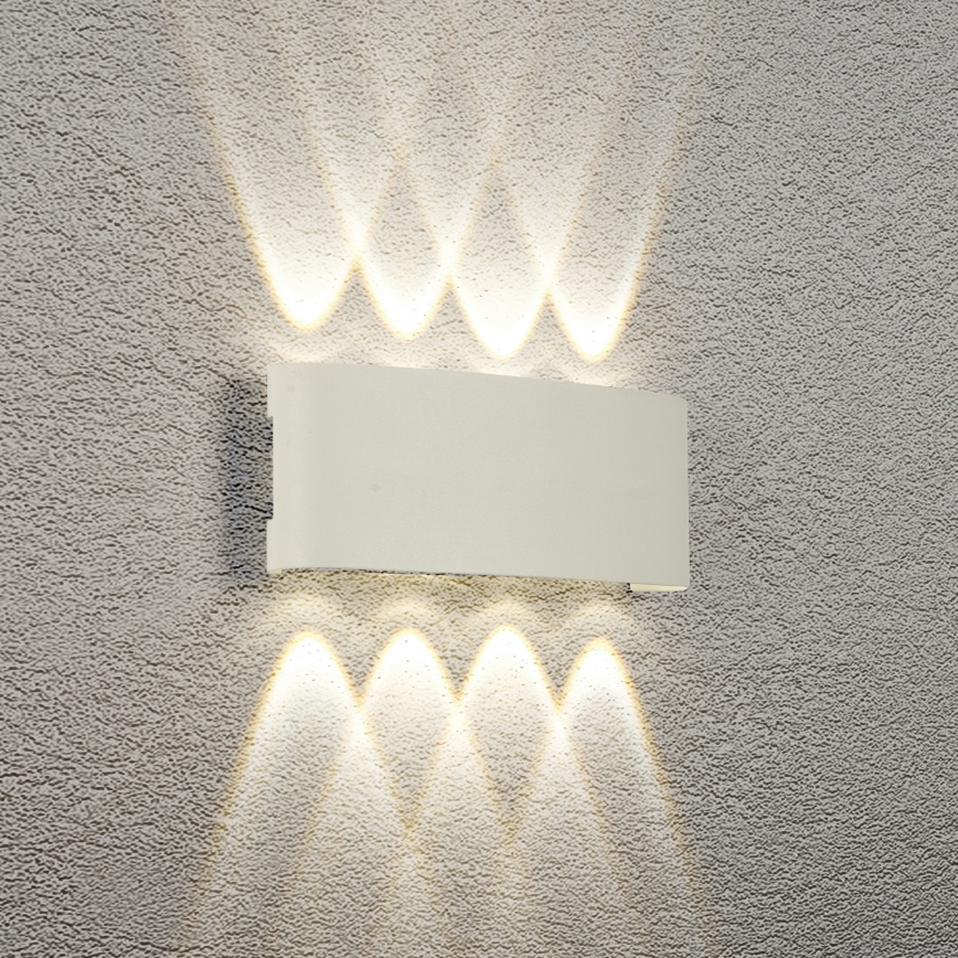 Brilagi - LED επιτοίχιο φωτιστικό εξωτερικού χώρου FLAREBOX LED/8W/230V λευκό IP65