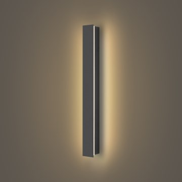 Brilagi - LED επιτοίχιο φωτιστικό εξωτερικού χώρου LINEAR LED/12W/230V 3000K IP65 50 cm ανθρακί