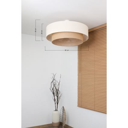 Brilagi - LED επιφανειακός πολυέλαιος οροφής σε στυλ BOHO 3xE27/15W/230V Ø 80 cm