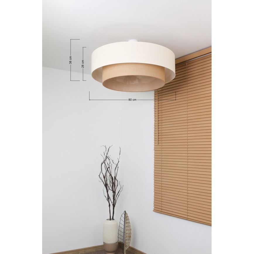 Brilagi - LED επιφανειακός πολυέλαιος οροφής σε στυλ BOHO 3xE27/15W/230V Ø 80 cm