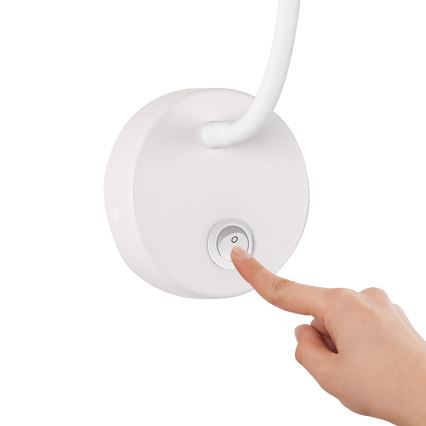 Brilagi - LED Εύκαμπτο φωτιστικό τοίχου MAYA LED/3W/230V 4000K λευκό/χρυσό