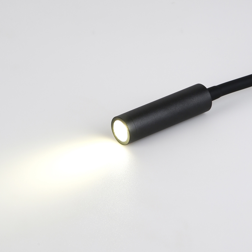 Brilagi - LED Εύκαμπτο φωτιστικό τοίχου MAYA LED/3W/230V 4000K μαύρο