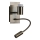 Brilagi - LED Εύκαμπτο φωτιστικό τοίχου NUBILA 1xE27/25W/230V + LED/3W ορείχαλκος