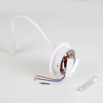 Brilagi - LED Εύκαμπτο φωτιστικό τοίχου με θύρα USB MAYA LED/3W/230V 4000K λευκό