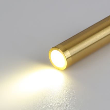 Brilagi - LED Εύκαμπτο φωτιστικό τοίχου με θύρα USB MAYA LED/3W/230V 4000K μαύρο/χρυσό