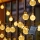 Brilagi - LED Ηλιακά διακοσμητικά λαμπάκια BUBBLE 50xLED/8 λειτουργίες 7m IP65 θερμό λευκό 600 mAh