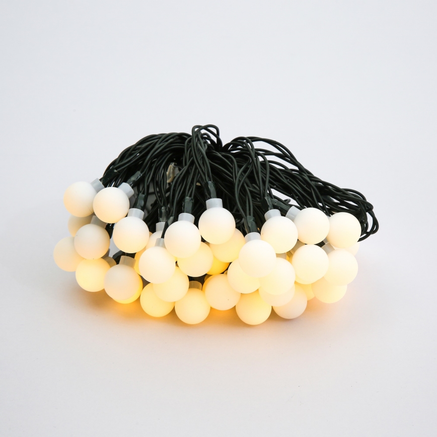 Brilagi - LED Ηλιακά διακοσμητικά λαμπάκια BUBBLE 50xLED/8 λειτουργίες 7m IP65 θερμό λευκό 600 mAh