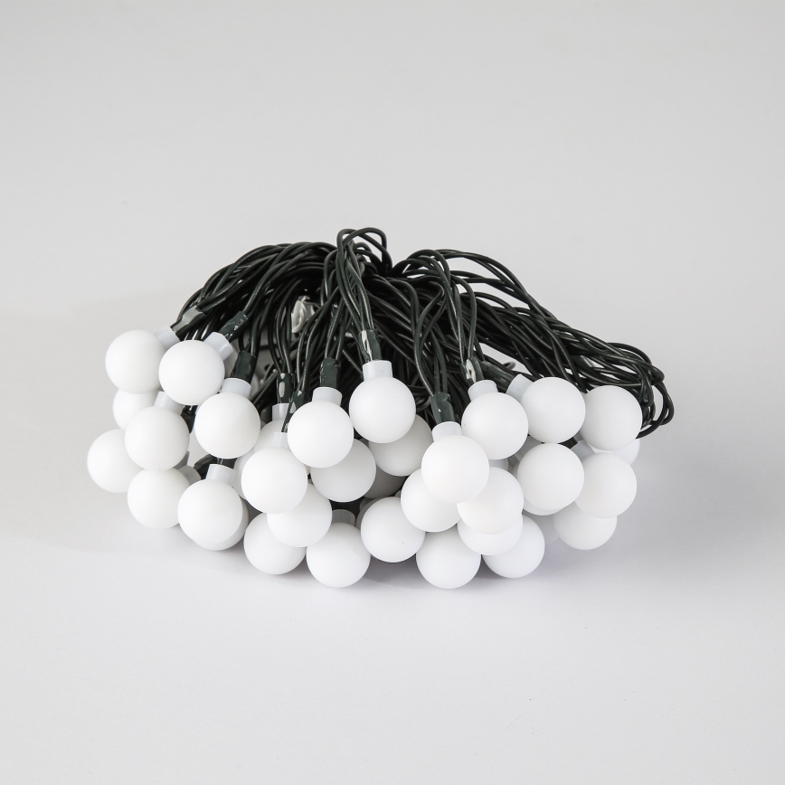 Brilagi - LED ηλιακή διακοσμητική αλυσίδα BUBBLE 50xLED/8 λειτουργίες 7μ IP65 ζεστό λευκό 600 mAh