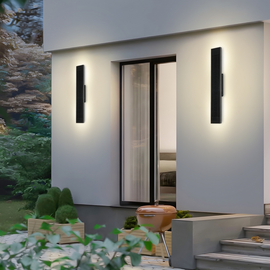 Brilagi - Ηλιακό επιτοίχιο LED φωτιστικό ρυθμιζόμενης έντασης SUN LED/4W/230V 60 cm 4000 mAh IP44