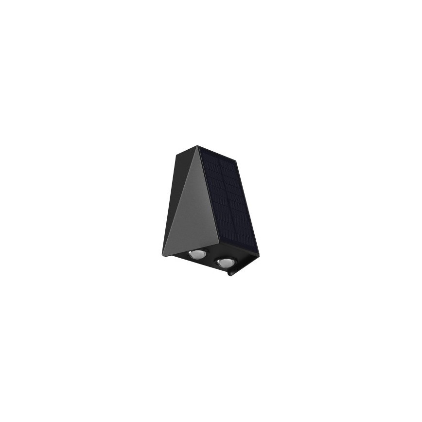 Brilagi - LED Ηλιακό Επιτοίχιο Φωτιστικό PYRAMID LED/2W/3,2V 1300 mAh IP54