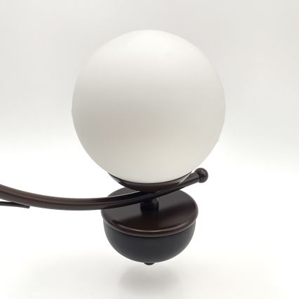 Brilagi - LED Κρεμαστό φωτιστικό οροφής COTTAGE 5xG9/40W/230V δρυς/λευκό